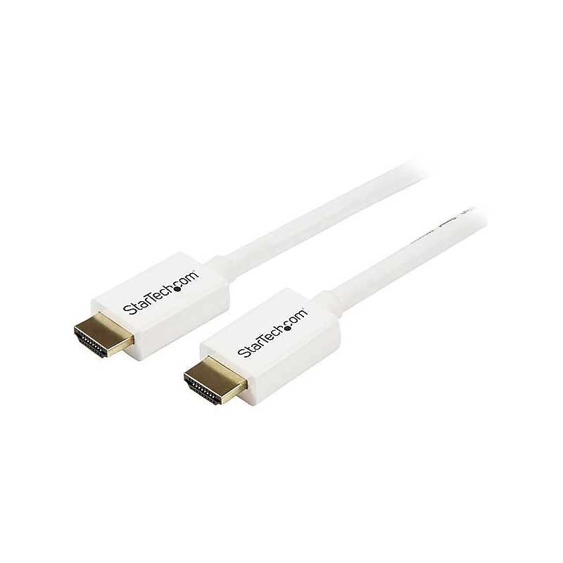 StarTech 16.4' HDMI Audio/Video Cable, White (HD3MM5MW) image 1