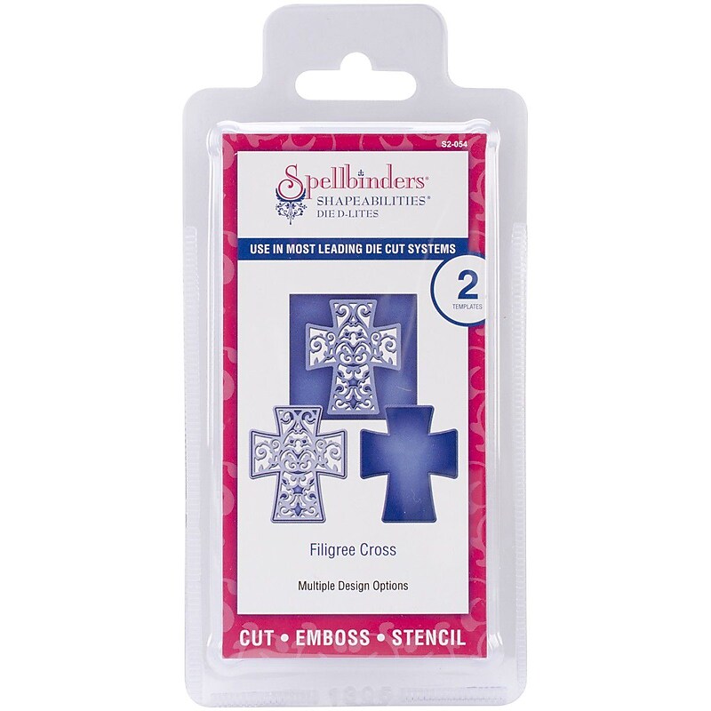 Spellbinders® Shapeabilities® D-Lites™ Die, Filigree Cross image 1