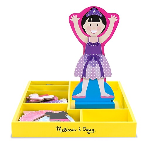 melissa and doug magnetic dress up ballerina