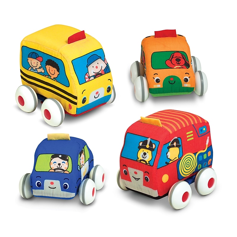 Melissa & Doug Pull-Back Vehicles Baby and Toddler Toy image 1