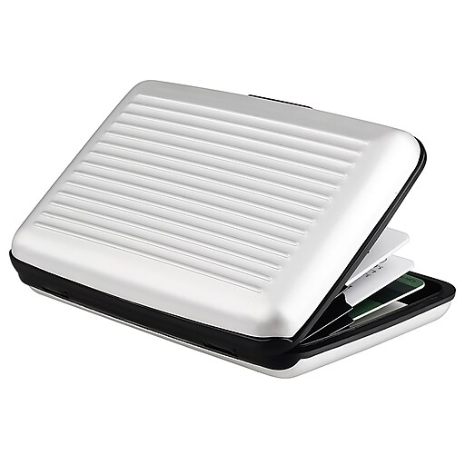 Insten® Aluminum Business Card Case With Snap Closure ...