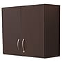 Safco® Modular Break Room Breakroom Wall Cabinet, Asian Night/Black, 30"H x 36"W x 14"D~#|#~m000512066_sc7