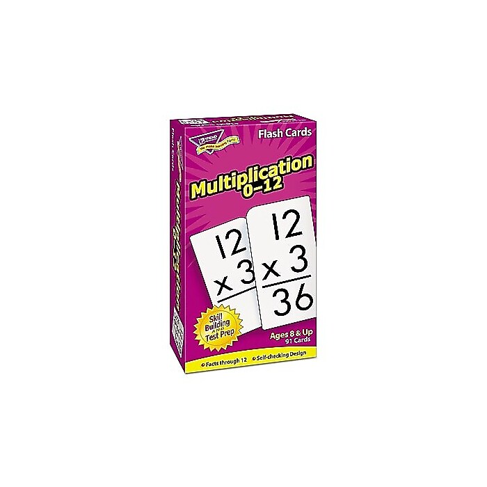 Trend® Math Flash Cards, Multiplication 0 - 12 Skill, 3
