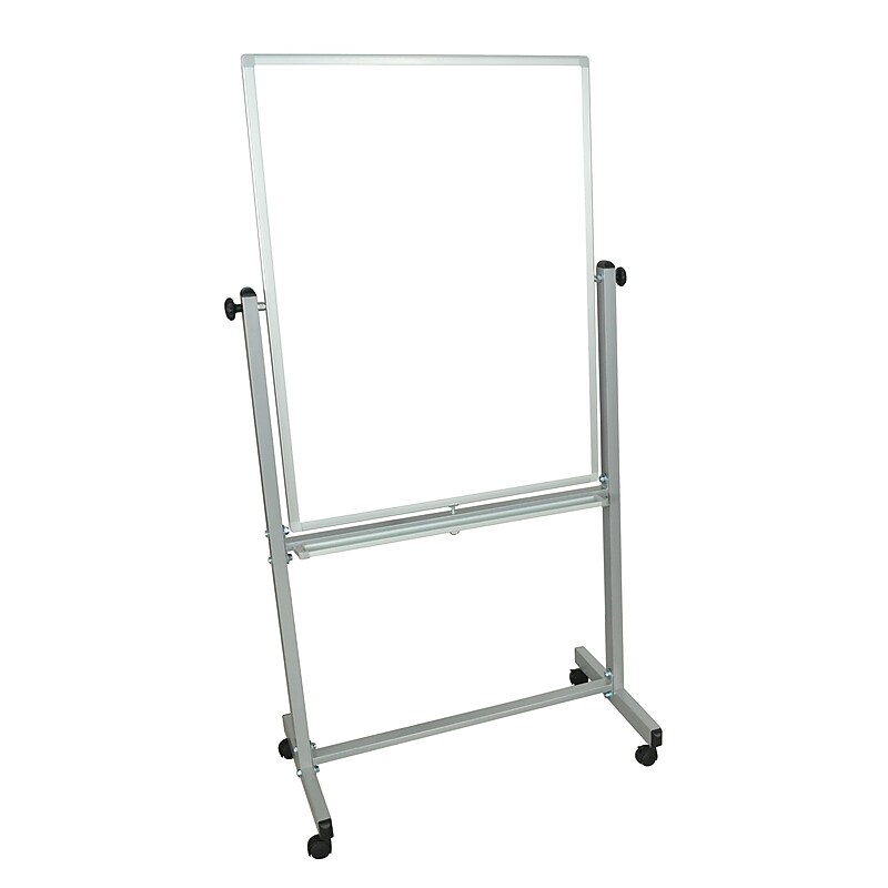 Luxor Double Sided Magnetic Dry-Erase Whiteboard, Aluminum Frame, 30" x 40" (MB3040WW) image 1