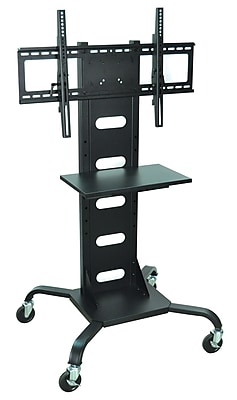 tv stands on wheels - LuxorÃ‚Â® H. Wilson's Universal Mobile Flat Panel TV Stand and Mount Cart, ...