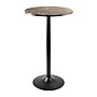 Winsome Cora 23.62" Round Melamine Pub Table, Black (76124)~#|#~m000519950_sc7