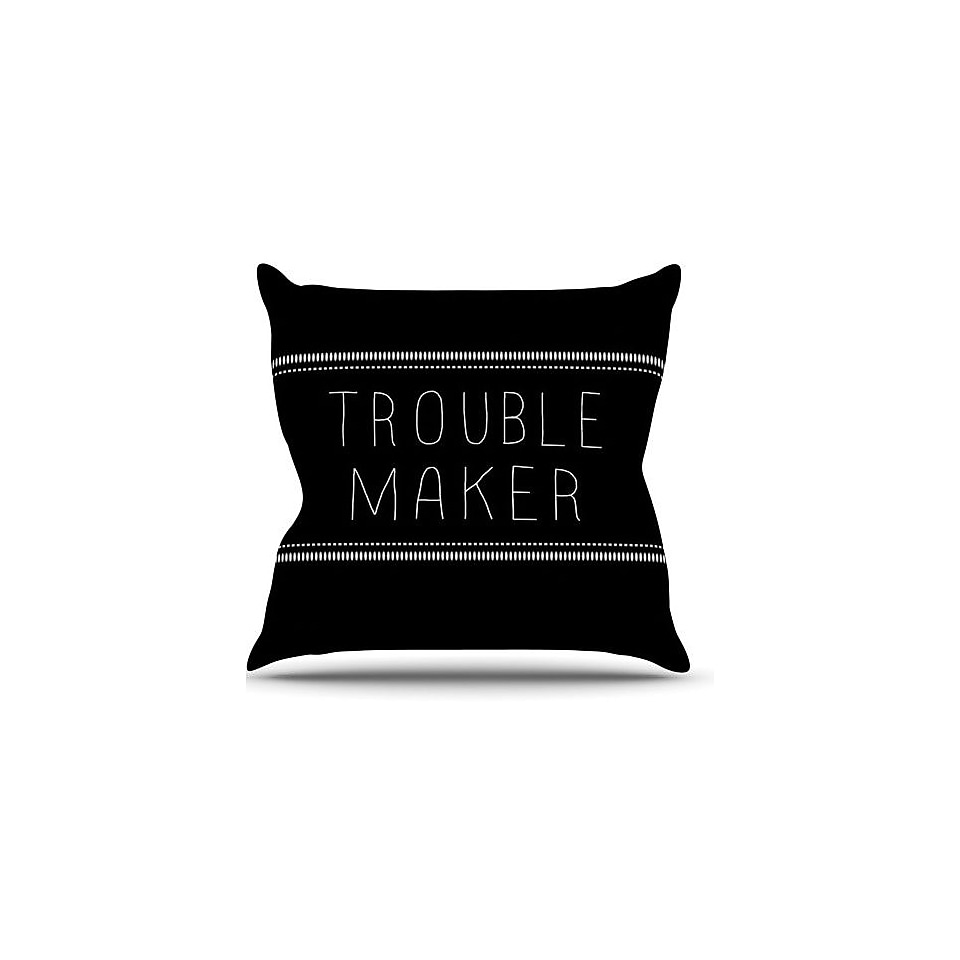 KESS InHouse Trouble Maker Throw Pillow; 26 H x 26 W