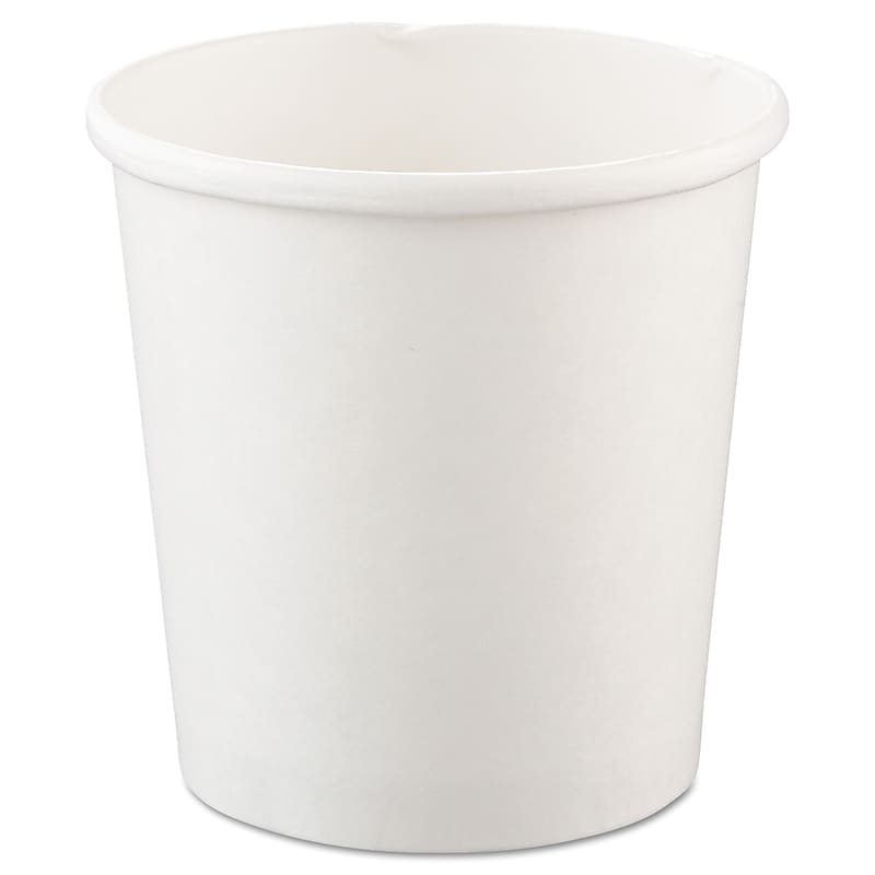 Solo Flexstyle® Round Paper Food Containers, 16 oz., White, 500/Carton (H4165-2050) image 1