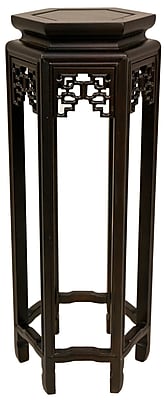 Oriental Furniture Plant Stand; 28''