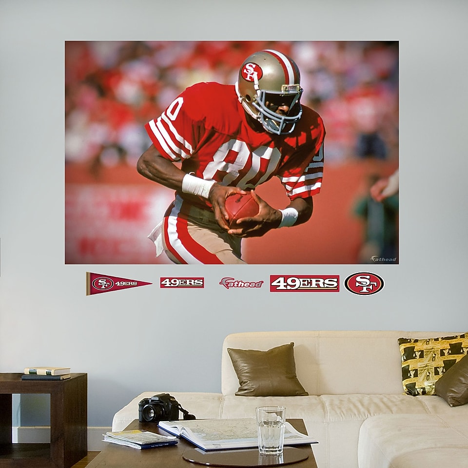 Fathead NFL San Francisco 49ers Jerry Rice Wall Mural