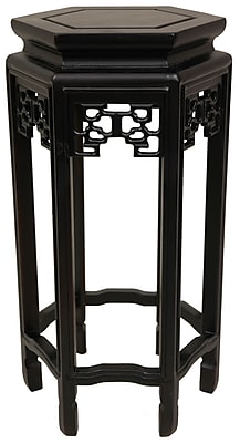 Oriental Furniture Plant Stand; 20''