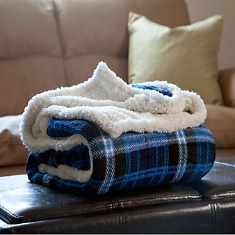 Lavish Home Fleece/Sherpa Throw Blankets