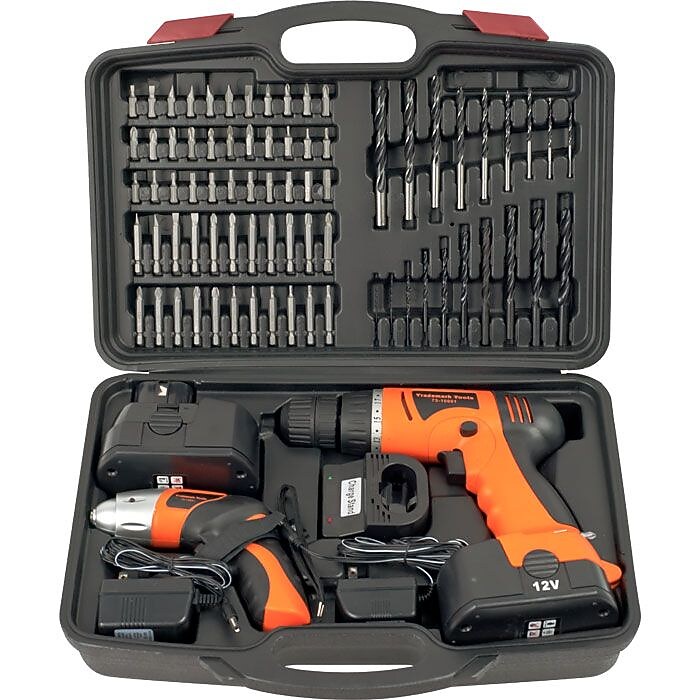 Stalwart 12V Cordless Drill and Driver Set (75-10601) | Staples