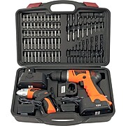 Stalwart™ 75-10601 74 Piece Combo Cordless Drill and Driver Set