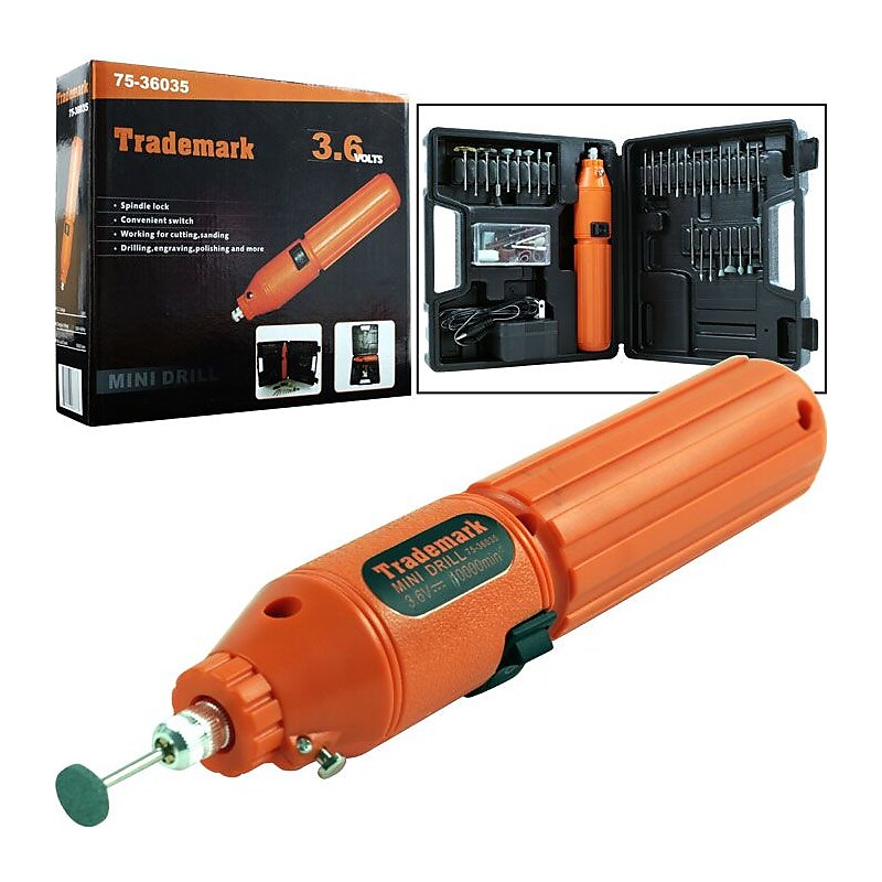 Stalwart™ 60 Piece 3.6 V Cordless Rotary Tool Set, 10000 RPM image 1