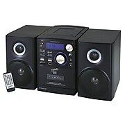 Supersonic® SC-807 Portable Audio System With MP3/CD Player, Cassette Recorder and Am/FM Radio