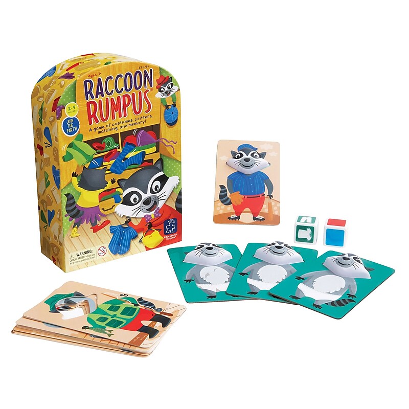 Educational Insights Raccoon Rumpus Game, Grades PreK and Above (1734) image 1