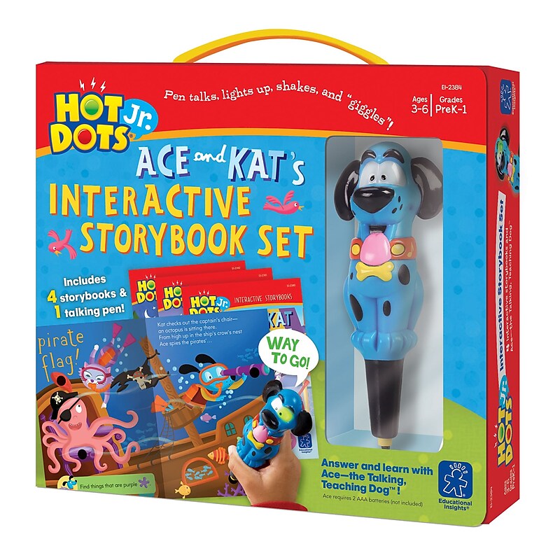 Educational Insights Hot Dots Jr. Book & Pen Set, 4/Set (2384) image 1
