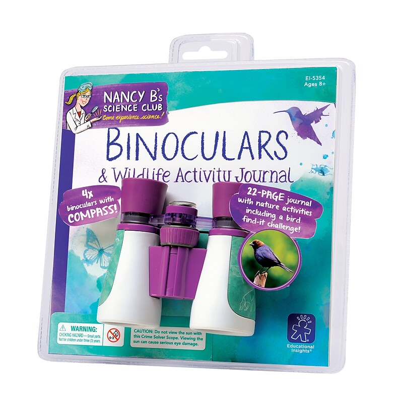 Educational Insights Nancy B's Science Club Binoculars And Wildlife Activity Journal image 1