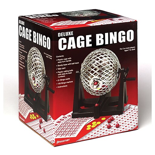 Pressman Toy Bingo in Red Box 
