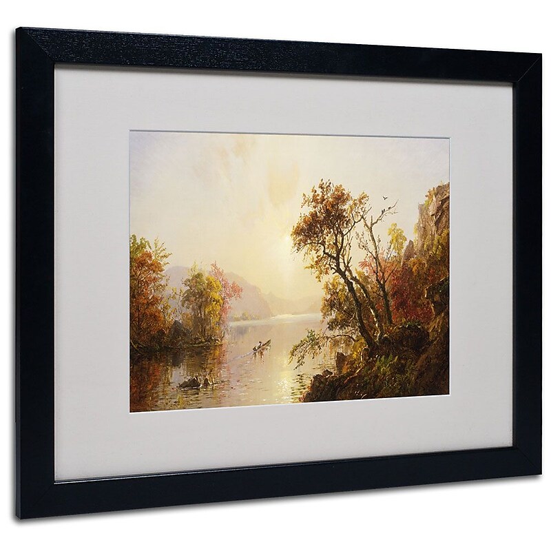Trademark Fine Art 16" x 20" Acrylic Wall Art, Black Frame image 1
