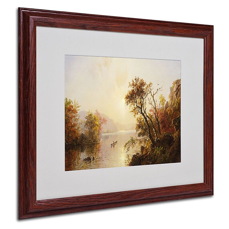 Trademark Fine Art 16" x 20" Acrylic Wall Art, Wood Frame image 1