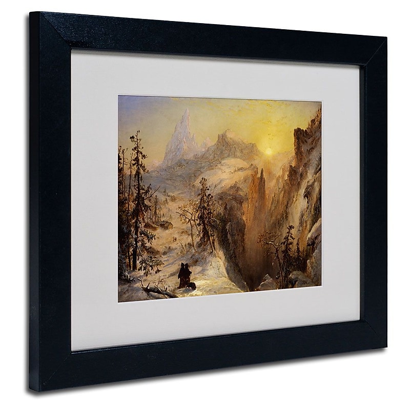 Trademark Fine Art 11" x 14" Acrylic Framed Art, Black Frame image 1