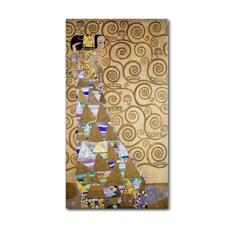 Trademark Fine Art 12" x 19" Wooden Frame Expectation 1905-09 image 1