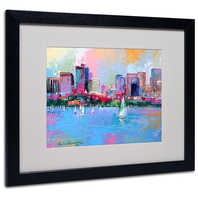 Trademark Fine Art 16" x 20" Framed Art, Black Frame image 1