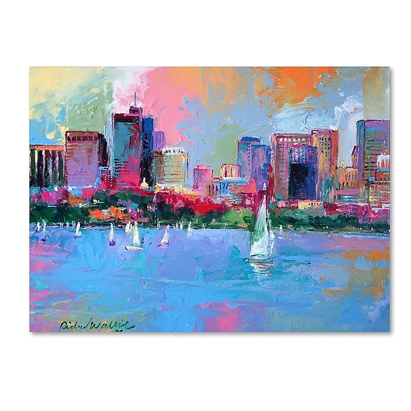 Trademark Fine Art 35" x 47" Hidden Wooden Frame Boston 3 image 1