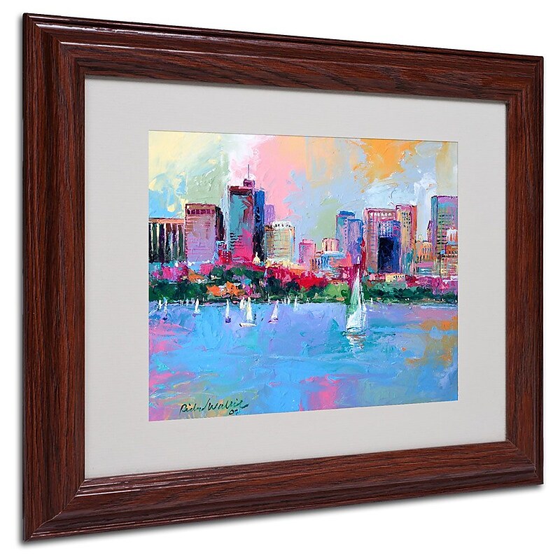 Trademark Fine Art 14" x 11" Canvas, Wood, Polypropylene Canvas Art Painting, Dark Wooden image 1