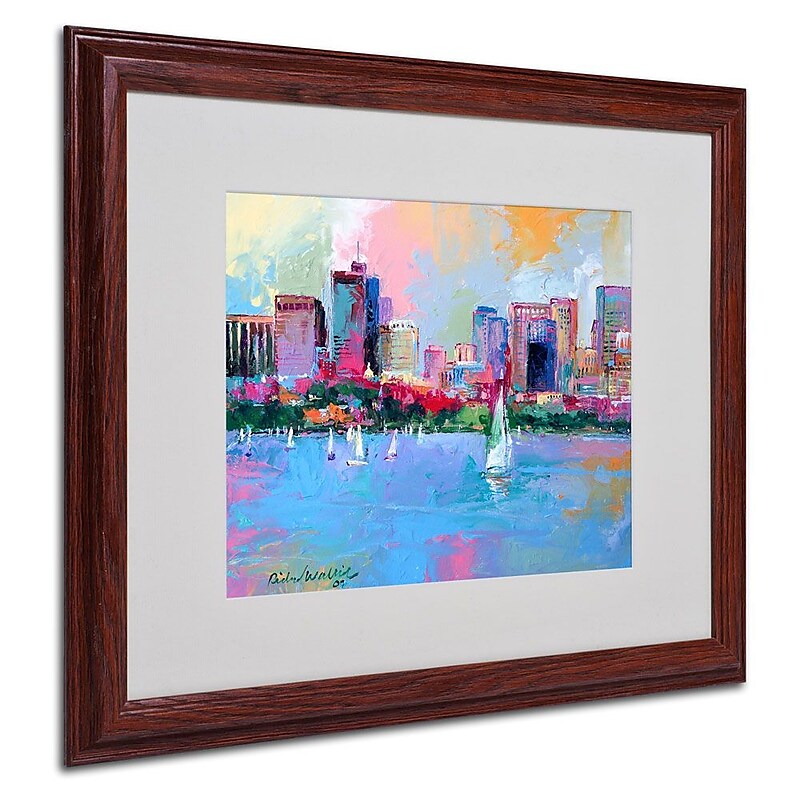 Trademark Fine Art 16" x 20" Framed Art, Wood Frame image 1