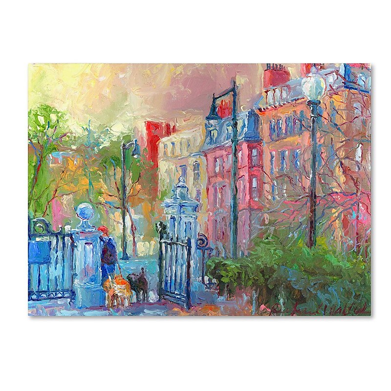 Trademark Fine Art 24" x 32" Hidden Wooden Frame Boston image 1