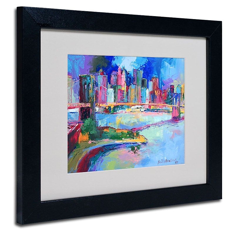 Trademark Fine Art 11" x 14" Acrylic Artwork, Black Frame image 1
