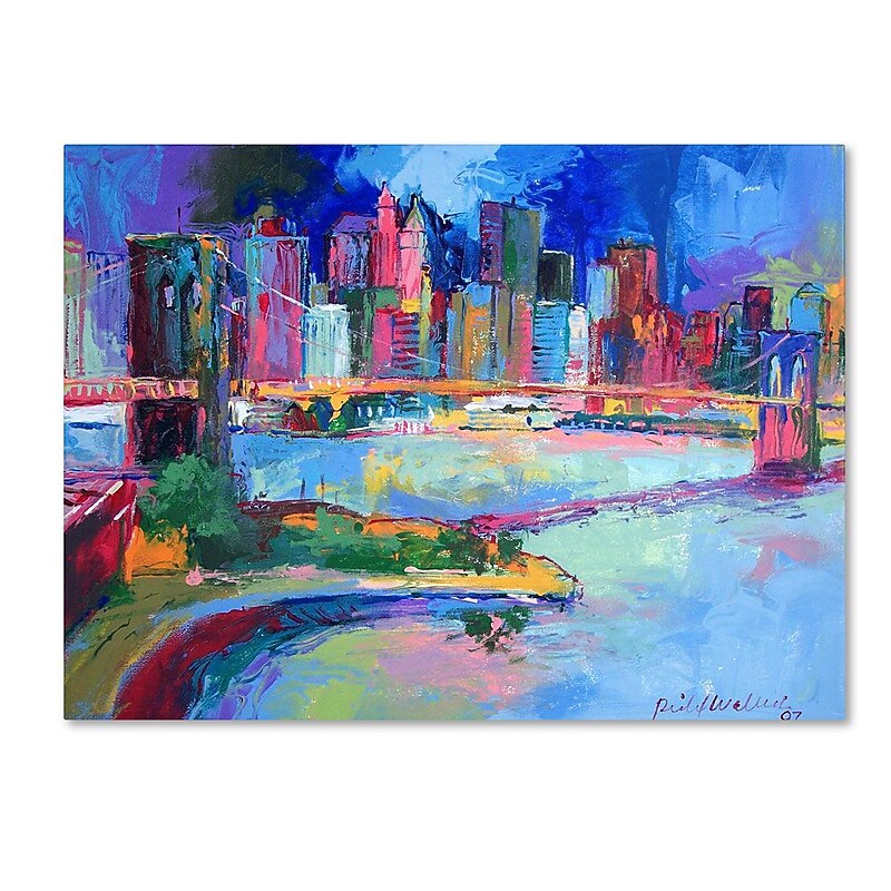 Trademark Fine Art 35" x 47" Hidden Wooden Frame Brooklyn image 1