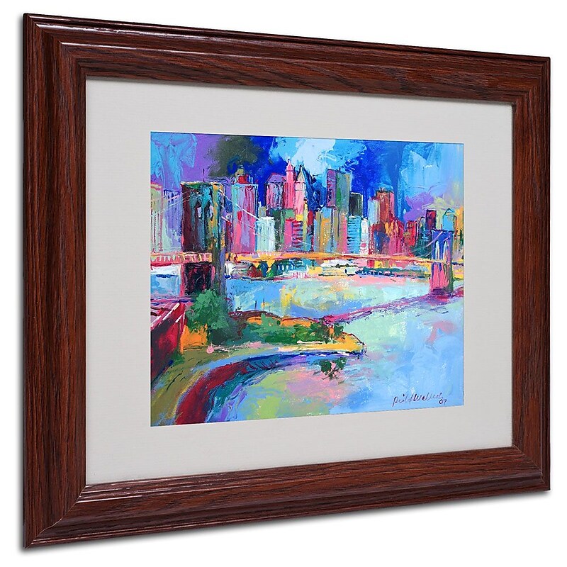 Trademark Fine Art 11" x 14" Acrylic Artwork, Wood Frame image 1