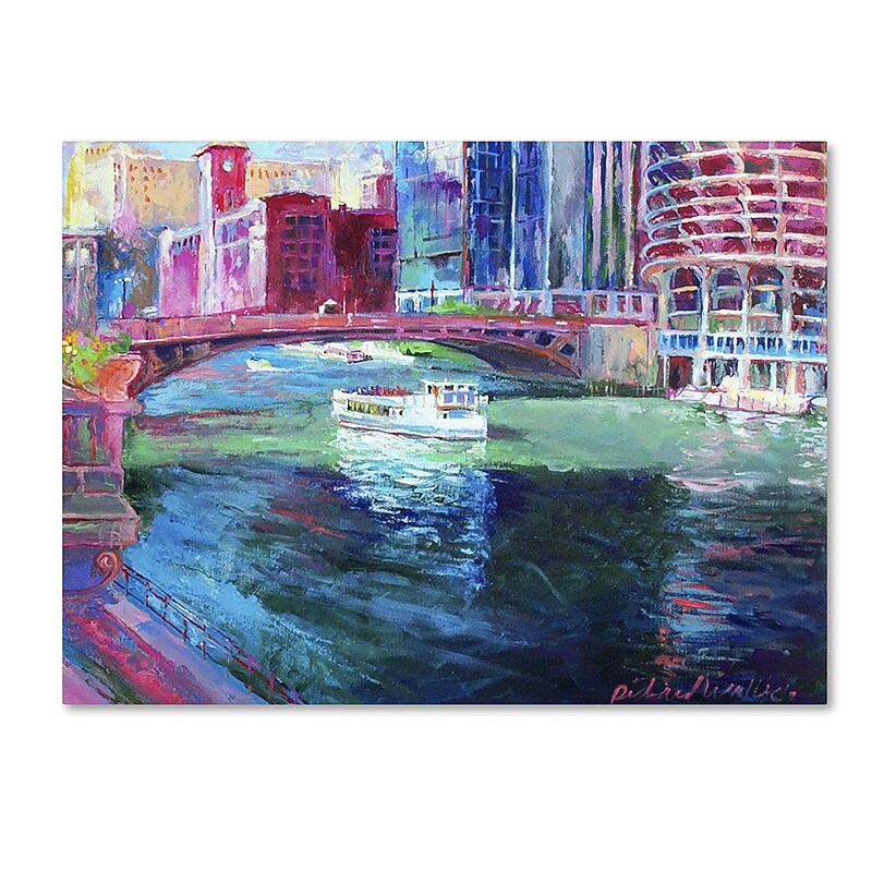 Trademark Fine Art 18" x 24" Hidden Wooden Frame Chicago 2 image 1