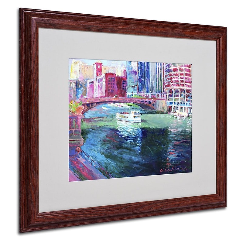 Trademark Fine Art 16" x 20" Acrylic Chicago 2, Wood image 1
