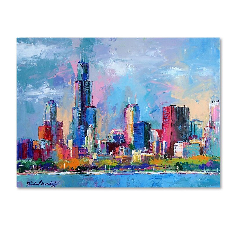 Trademark Fine Art 24" x 32" Hidden Wooden Frame Chicago 5 image 1