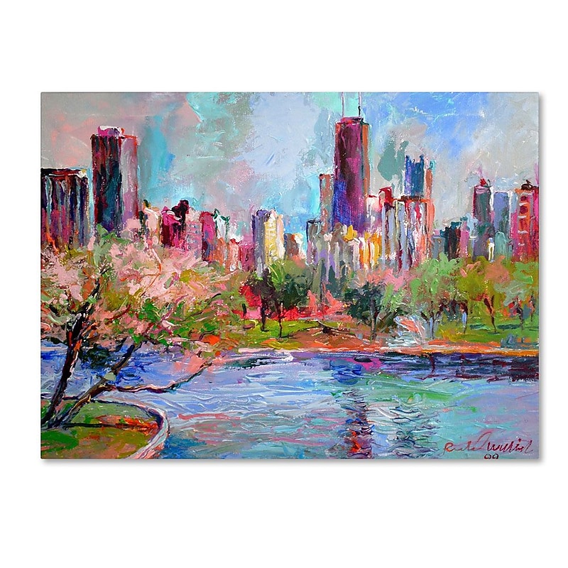 Trademark Fine Art 18" x 24" Wooden Frame Cityscape 2 image 1
