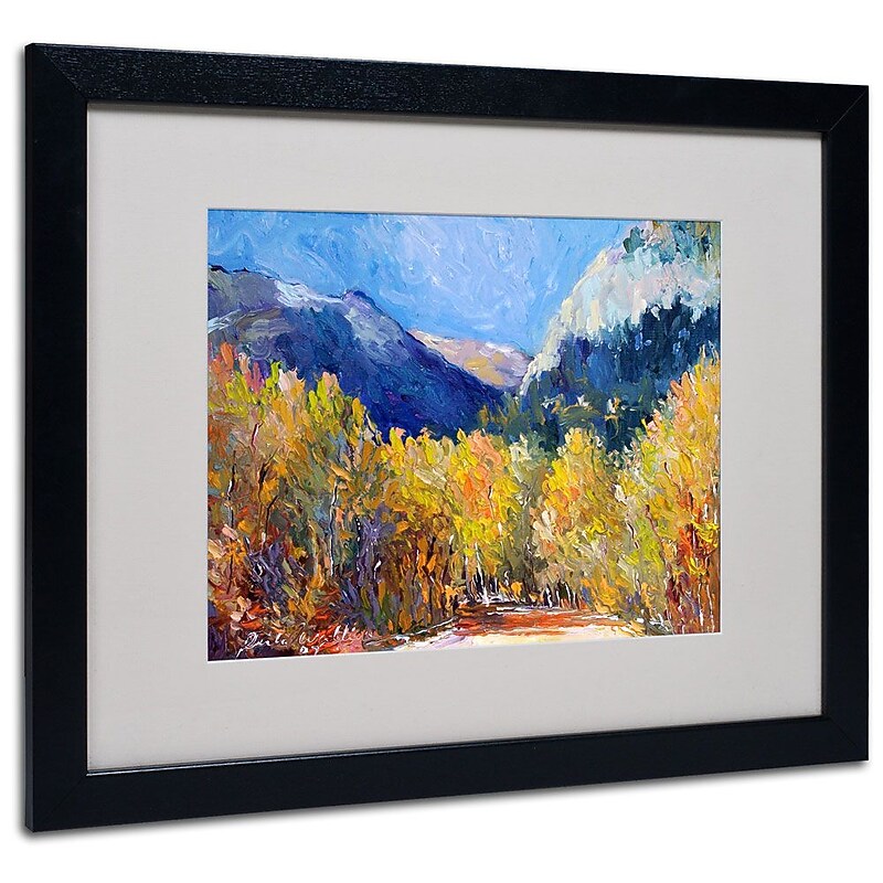 Trademark Fine Art 16" x 20" Acrylic Cotton, Black image 1