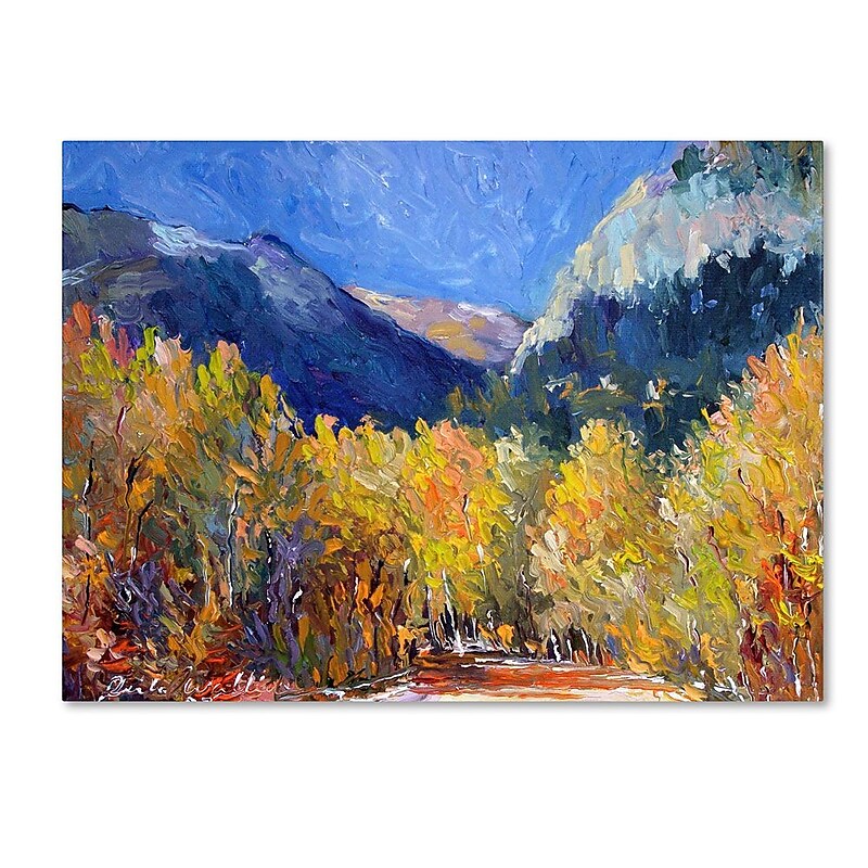 Trademark Fine Art 14" x 19" Wooden Frame Gallery-Wrapped Canvas Art image 1