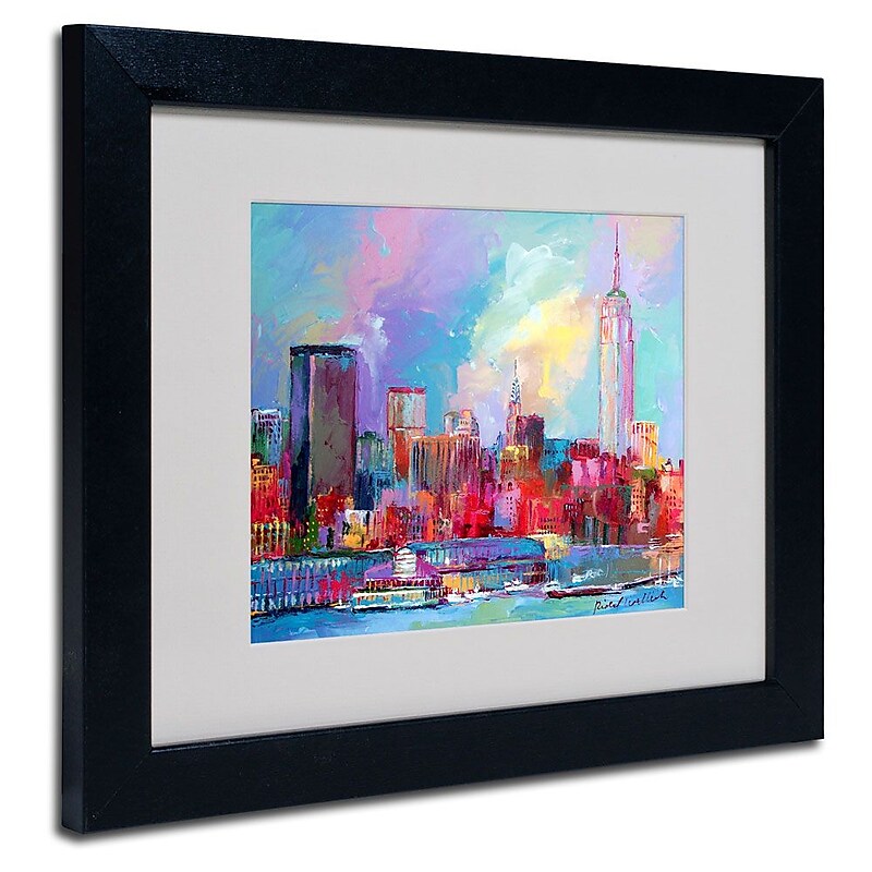 Trademark Fine Art 11" x 14" Acrylic Empire, Black image 1
