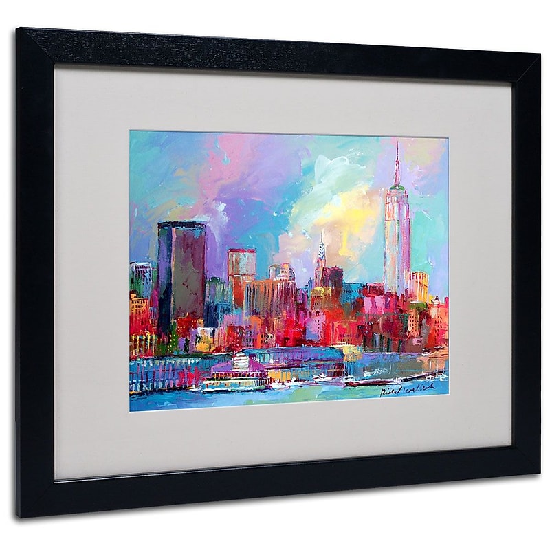 Trademark Fine Art 16" x 20" Acrylic Empire, Black Frame image 1