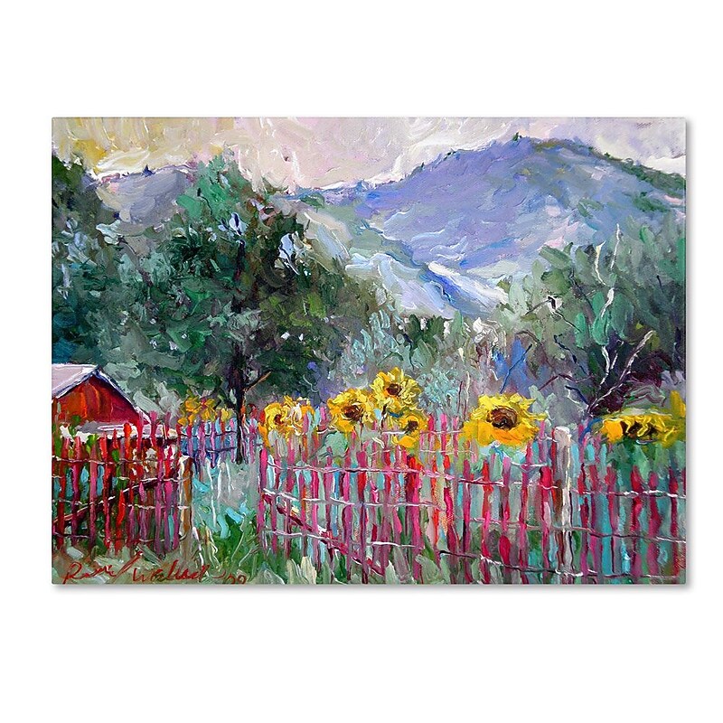 Trademark Fine Art 24" x 32" Wooden Frame Foothills image 1