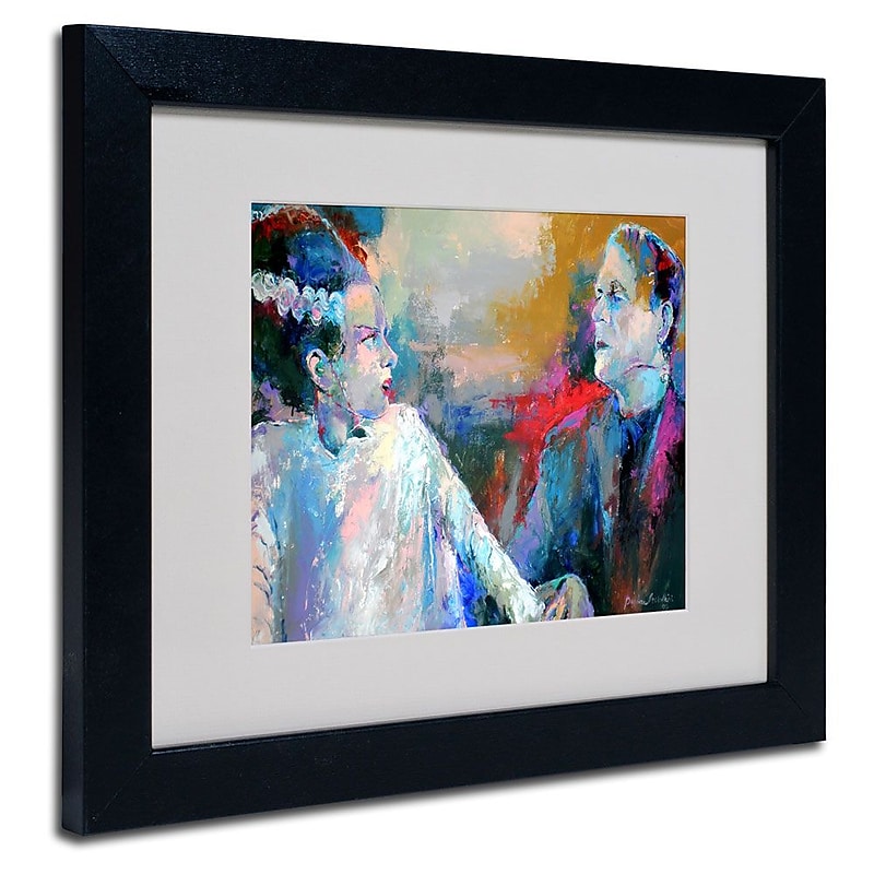 Trademark Fine Art 11" x 14" Acrylic Frankenstein, Black image 1
