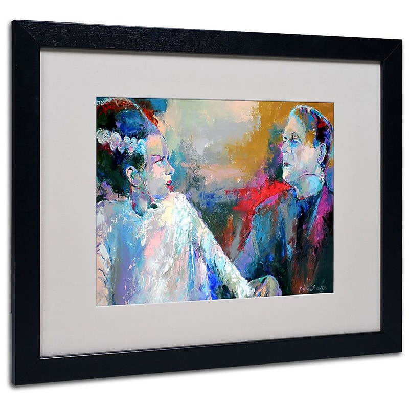 Trademark Fine Art 16" x 20" Acrylic Frankenstein, Black image 1