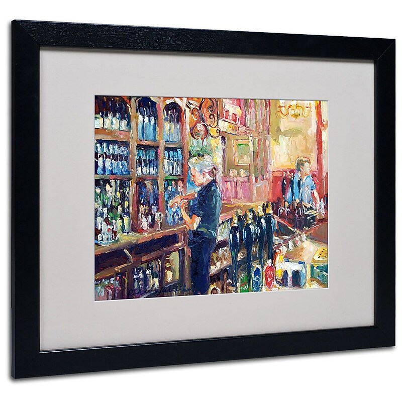 Trademark Fine Art 16" x 20" Acrylic Fullers 2, Black image 1