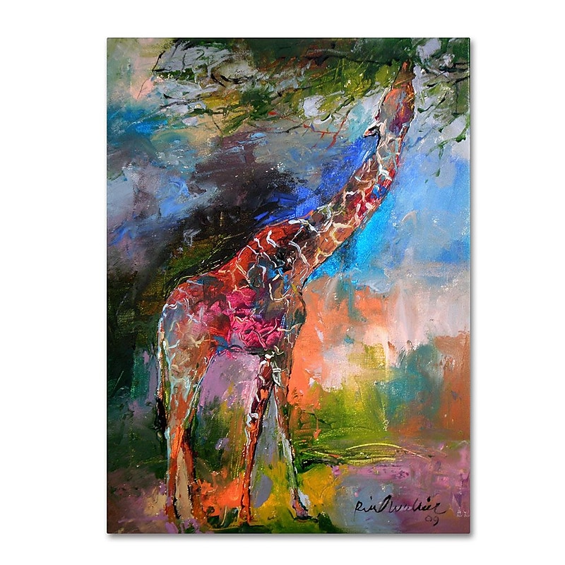 Trademark Fine Art 18" x 24" Canvas Giraffe image 1