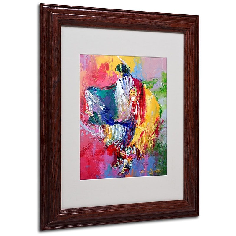 Trademark Fine Art 11" x 14" Acrylic Fine Art, Dark Wood image 1